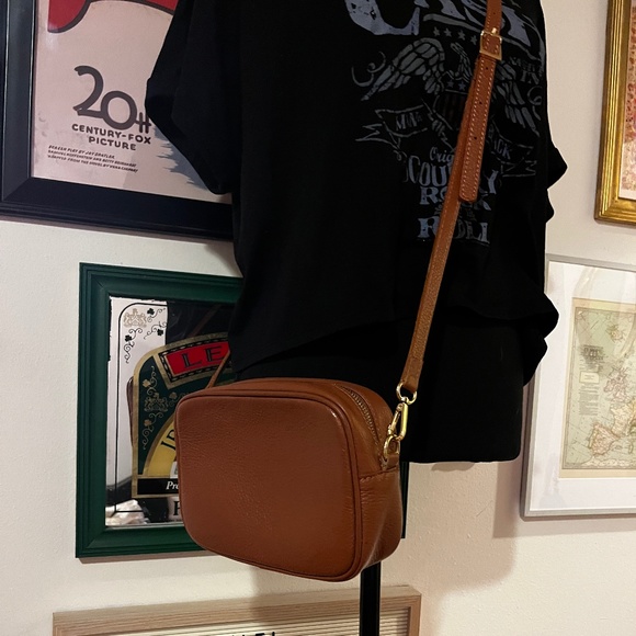 Leather Crossbody Bag - Picture 1 of 4